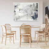 Shop Mingled Canvas Print a painted abstract themed framed canvas wall art print from The Print Emporium artwork collection - Buy Australian made fine art painting style stretched canvas prints for the home and your interior decor space, TPE-PC-EZ648-CA-35X46-NF