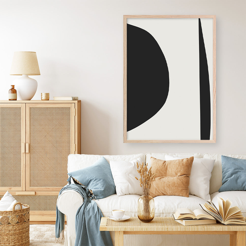 Shop Minimal Black 1 Art Print a painted abstract themed wall art print from The Print Emporium wall artwork collection - Buy Australian made fine art painting style poster and framed prints for the home and your interior decor room, TPE-DH-185-AP