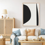 Shop Minimal Black 1 Art Print a painted abstract themed wall art print from The Print Emporium wall artwork collection - Buy Australian made fine art painting style poster and framed prints for the home and your interior decor room, TPE-DH-185-AP