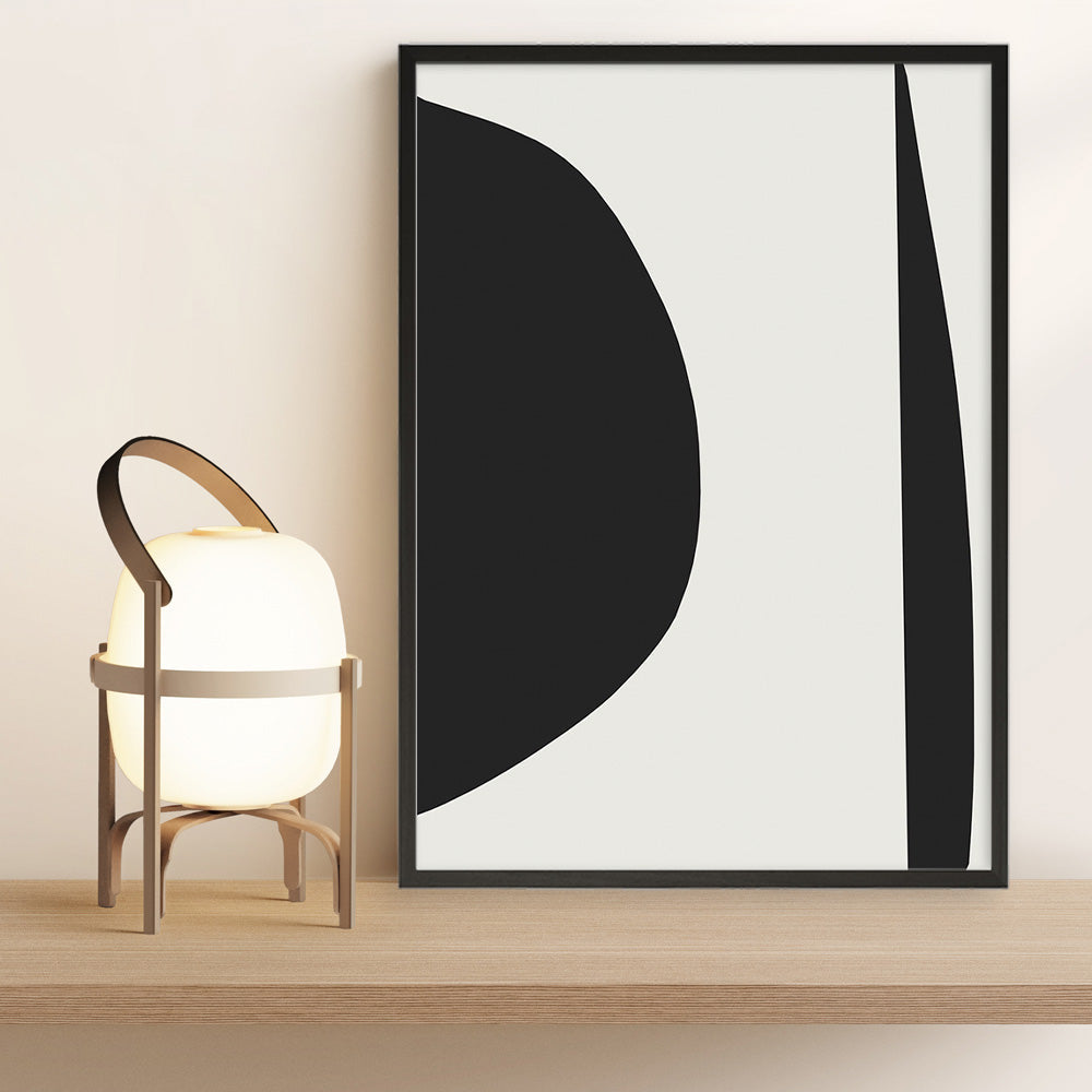 Shop Minimal Black 1 Art Print a painted abstract themed wall art print from The Print Emporium wall artwork collection - Buy Australian made fine art painting style poster and framed prints for the home and your interior decor room, TPE-DH-185-AP