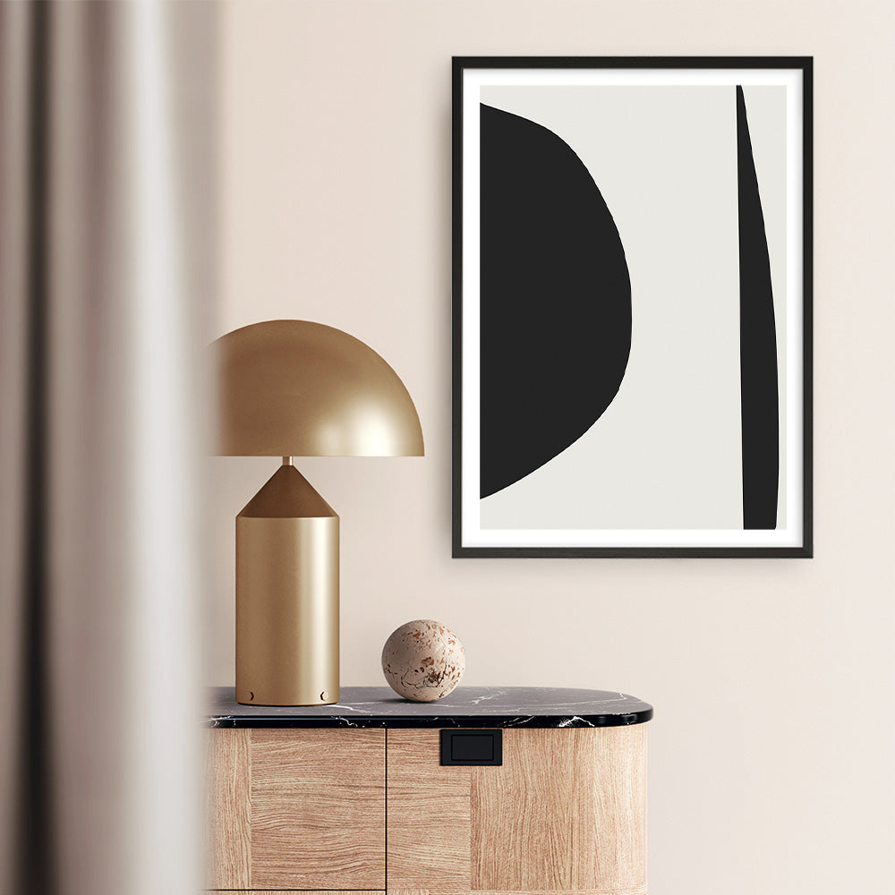Shop Minimal Black 1 Art Print a painted abstract themed wall art print from The Print Emporium wall artwork collection - Buy Australian made fine art painting style poster and framed prints for the home and your interior decor room, TPE-DH-185-AP