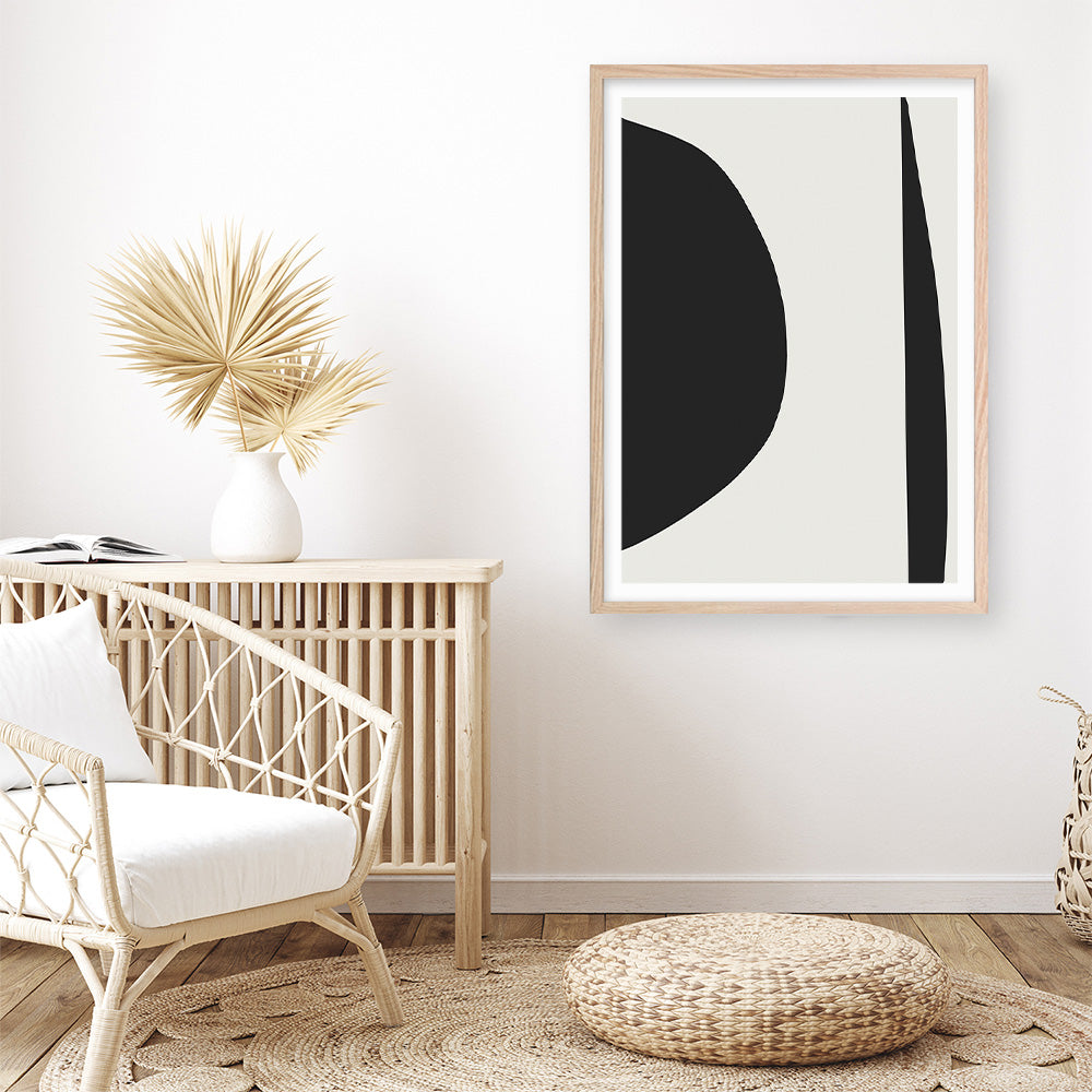 Shop Minimal Black 1 Art Print a painted abstract themed wall art print from The Print Emporium wall artwork collection - Buy Australian made fine art painting style poster and framed prints for the home and your interior decor room, TPE-DH-185-AP
