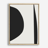 Shop Minimal Black 1 Canvas Print a painted abstract themed framed canvas wall art print from The Print Emporium artwork collection - Buy Australian made fine art painting style stretched canvas prints for the home and your interior decor space, TPE-DH-185-CA-35X46-NF