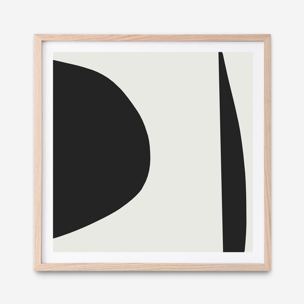 Shop Minimal Black 1 (Square) Art Print a painted abstract themed wall art print from The Print Emporium wall artwork collection - Buy Australian made fine art painting style poster and framed prints for the home and your interior decor room, TPE-DH-333-AP