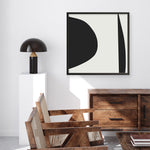 Shop Minimal Black 1 (Square) Art Print a painted abstract themed wall art print from The Print Emporium wall artwork collection - Buy Australian made fine art painting style poster and framed prints for the home and your interior decor room, TPE-DH-333-AP