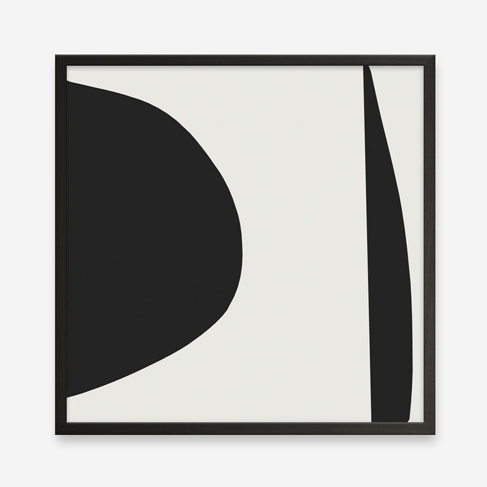 Shop Minimal Black 1 (Square) Art Print a painted abstract themed wall art print from The Print Emporium wall artwork collection - Buy Australian made fine art painting style poster and framed prints for the home and your interior decor room, TPE-DH-333-AP