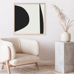 Shop Minimal Black 1 (Square) Art Print a painted abstract themed wall art print from The Print Emporium wall artwork collection - Buy Australian made fine art painting style poster and framed prints for the home and your interior decor room, TPE-DH-333-AP