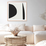 Shop Minimal Black 1 (Square) Art Print a painted abstract themed wall art print from The Print Emporium wall artwork collection - Buy Australian made fine art painting style poster and framed prints for the home and your interior decor room, TPE-DH-333-AP