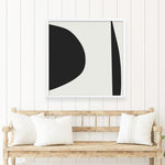 Shop Minimal Black 1 (Square) Art Print a painted abstract themed wall art print from The Print Emporium wall artwork collection - Buy Australian made fine art painting style poster and framed prints for the home and your interior decor room, TPE-DH-333-AP