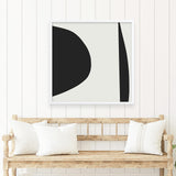 Shop Minimal Black 1 (Square) Art Print a painted abstract themed wall art print from The Print Emporium wall artwork collection - Buy Australian made fine art painting style poster and framed prints for the home and your interior decor room, TPE-DH-333-AP