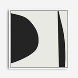 Shop Minimal Black 1 (Square) Canvas Print a painted abstract themed framed canvas wall art print from The Print Emporium artwork collection - Buy Australian made fine art painting style stretched canvas prints for the home and your interior decor space, TPE-DH-333-CA-40X40-NF