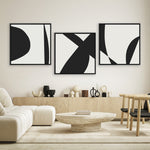 Shop Minimal Black 1 (Square) Canvas Print a painted abstract themed framed canvas wall art print from The Print Emporium artwork collection - Buy Australian made fine art painting style stretched canvas prints for the home and your interior decor space, TPE-DH-333-CA-40X40-NF