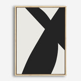 Shop Minimal Black 2 Canvas Print a painted abstract themed framed canvas wall art print from The Print Emporium artwork collection - Buy Australian made fine art painting style stretched canvas prints for the home and your interior decor space, TPE-DH-186-CA-35X46-NF