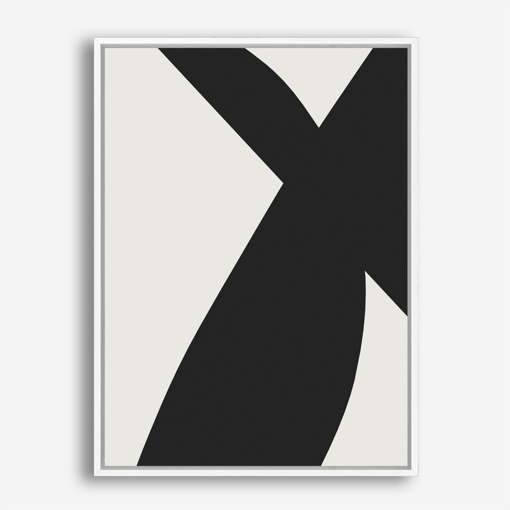 Shop Minimal Black 2 Canvas Print a painted abstract themed framed canvas wall art print from The Print Emporium artwork collection - Buy Australian made fine art painting style stretched canvas prints for the home and your interior decor space, TPE-DH-186-CA-35X46-NF