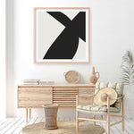 Shop Minimal Black 2 (Square) Art Print a painted abstract themed wall art print from The Print Emporium wall artwork collection - Buy Australian made fine art painting style poster and framed prints for the home and your interior decor room, TPE-DH-334-AP