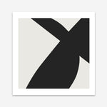 Shop Minimal Black 2 (Square) Art Print a painted abstract themed wall art print from The Print Emporium wall artwork collection - Buy Australian made fine art painting style poster and framed prints for the home and your interior decor room, TPE-DH-334-AP