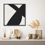 Shop Minimal Black 2 (Square) Art Print a painted abstract themed wall art print from The Print Emporium wall artwork collection - Buy Australian made fine art painting style poster and framed prints for the home and your interior decor room, TPE-DH-334-AP