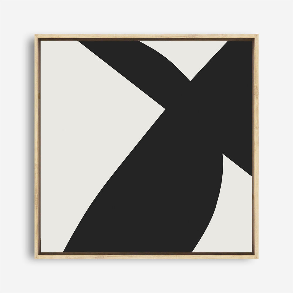 Shop Minimal Black 2 (Square) Canvas Print a painted abstract themed framed canvas wall art print from The Print Emporium artwork collection - Buy Australian made fine art painting style stretched canvas prints for the home and your interior decor space, TPE-DH-334-CA-40X40-NF