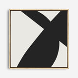 Shop Minimal Black 2 (Square) Canvas Print a painted abstract themed framed canvas wall art print from The Print Emporium artwork collection - Buy Australian made fine art painting style stretched canvas prints for the home and your interior decor space, TPE-DH-334-CA-40X40-NF