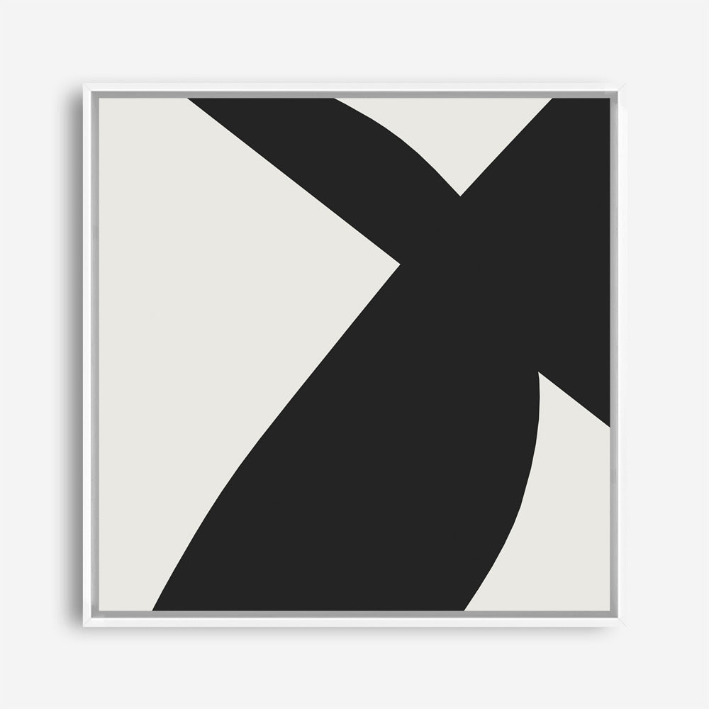 Shop Minimal Black 2 (Square) Canvas Print a painted abstract themed framed canvas wall art print from The Print Emporium artwork collection - Buy Australian made fine art painting style stretched canvas prints for the home and your interior decor space, TPE-DH-334-CA-40X40-NF
