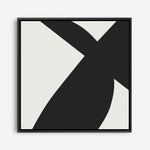 Shop Minimal Black 2 (Square) Canvas Print a painted abstract themed framed canvas wall art print from The Print Emporium artwork collection - Buy Australian made fine art painting style stretched canvas prints for the home and your interior decor space, TPE-DH-334-CA-40X40-NF