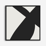 Shop Minimal Black 2 (Square) Canvas Print a painted abstract themed framed canvas wall art print from The Print Emporium artwork collection - Buy Australian made fine art painting style stretched canvas prints for the home and your interior decor space, TPE-DH-334-CA-40X40-NF