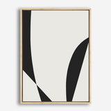 Shop Minimal Black 3 Canvas Print a painted abstract themed framed canvas wall art print from The Print Emporium artwork collection - Buy Australian made fine art painting style stretched canvas prints for the home and your interior decor space, TPE-DH-187-CA-35X46-NF