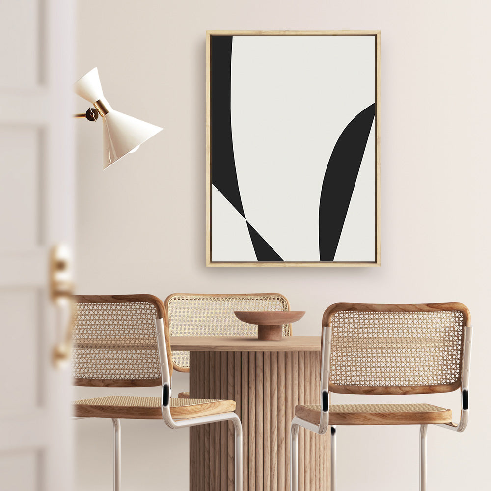 Shop Minimal Black 3 Canvas Print a painted abstract themed framed canvas wall art print from The Print Emporium artwork collection - Buy Australian made fine art painting style stretched canvas prints for the home and your interior decor space, TPE-DH-187-CA-35X46-NF