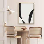 Shop Minimal Black 3 Canvas Print a painted abstract themed framed canvas wall art print from The Print Emporium artwork collection - Buy Australian made fine art painting style stretched canvas prints for the home and your interior decor space, TPE-DH-187-CA-35X46-NF