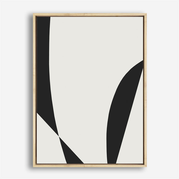 Shop Minimal Black 3 Canvas Print a painted abstract themed framed canvas wall art print from The Print Emporium artwork collection - Buy Australian made fine art painting style stretched canvas prints for the home and your interior decor space, TPE-DH-187-CA-35X46-NF