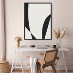 Shop Minimal Black 3 Canvas Print a painted abstract themed framed canvas wall art print from The Print Emporium artwork collection - Buy Australian made fine art painting style stretched canvas prints for the home and your interior decor space, TPE-DH-187-CA-35X46-NF