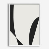 Shop Minimal Black 3 Canvas Print a painted abstract themed framed canvas wall art print from The Print Emporium artwork collection - Buy Australian made fine art painting style stretched canvas prints for the home and your interior decor space, TPE-DH-187-CA-35X46-NF
