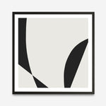 Shop Minimal Black 3 (Square) Art Print a painted abstract themed wall art print from The Print Emporium wall artwork collection - Buy Australian made fine art painting style poster and framed prints for the home and your interior decor room, TPE-DH-335-AP