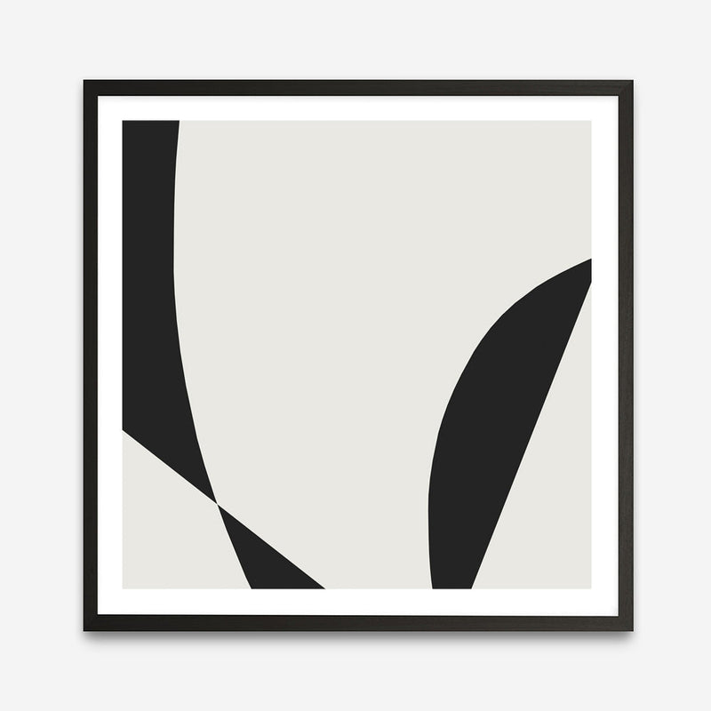 Shop Minimal Black 3 (Square) Art Print a painted abstract themed wall art print from The Print Emporium wall artwork collection - Buy Australian made fine art painting style poster and framed prints for the home and your interior decor room, TPE-DH-335-AP