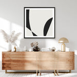 Shop Minimal Black 3 (Square) Art Print a painted abstract themed wall art print from The Print Emporium wall artwork collection - Buy Australian made fine art painting style poster and framed prints for the home and your interior decor room, TPE-DH-335-AP