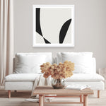 Shop Minimal Black 3 (Square) Art Print a painted abstract themed wall art print from The Print Emporium wall artwork collection - Buy Australian made fine art painting style poster and framed prints for the home and your interior decor room, TPE-DH-335-AP