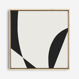 Shop Minimal Black 3 (Square) Canvas Print a painted abstract themed framed canvas wall art print from The Print Emporium artwork collection - Buy Australian made fine art painting style stretched canvas prints for the home and your interior decor space, TPE-DH-335-CA-40X40-NF