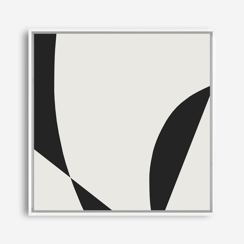 Shop Minimal Black 3 (Square) Canvas Print a painted abstract themed framed canvas wall art print from The Print Emporium artwork collection - Buy Australian made fine art painting style stretched canvas prints for the home and your interior decor space, TPE-DH-335-CA-40X40-NF
