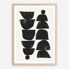 Shop Minimal Plant Art Print a painted abstract themed wall art print from The Print Emporium wall artwork collection - Buy Australian made fine art painting style poster and framed prints for the home and your interior decor room, TPE-DH-071-AP