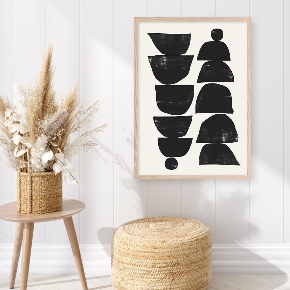 Shop Minimal Plant Art Print a painted abstract themed wall art print from The Print Emporium wall artwork collection - Buy Australian made fine art painting style poster and framed prints for the home and your interior decor room, TPE-DH-071-AP