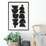 Shop Minimal Plant Art Print a painted abstract themed wall art print from The Print Emporium wall artwork collection - Buy Australian made fine art painting style poster and framed prints for the home and your interior decor room, TPE-DH-071-AP