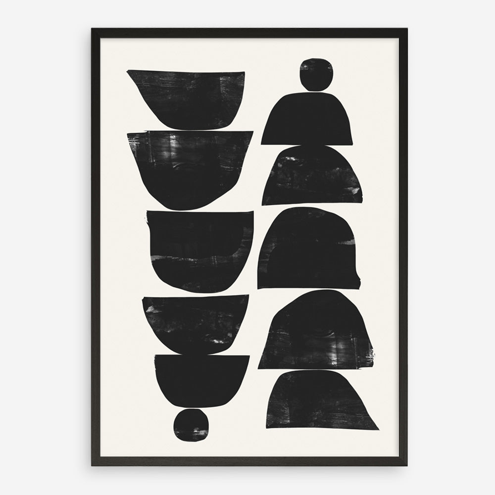 Shop Minimal Plant Art Print a painted abstract themed wall art print from The Print Emporium wall artwork collection - Buy Australian made fine art painting style poster and framed prints for the home and your interior decor room, TPE-DH-071-AP