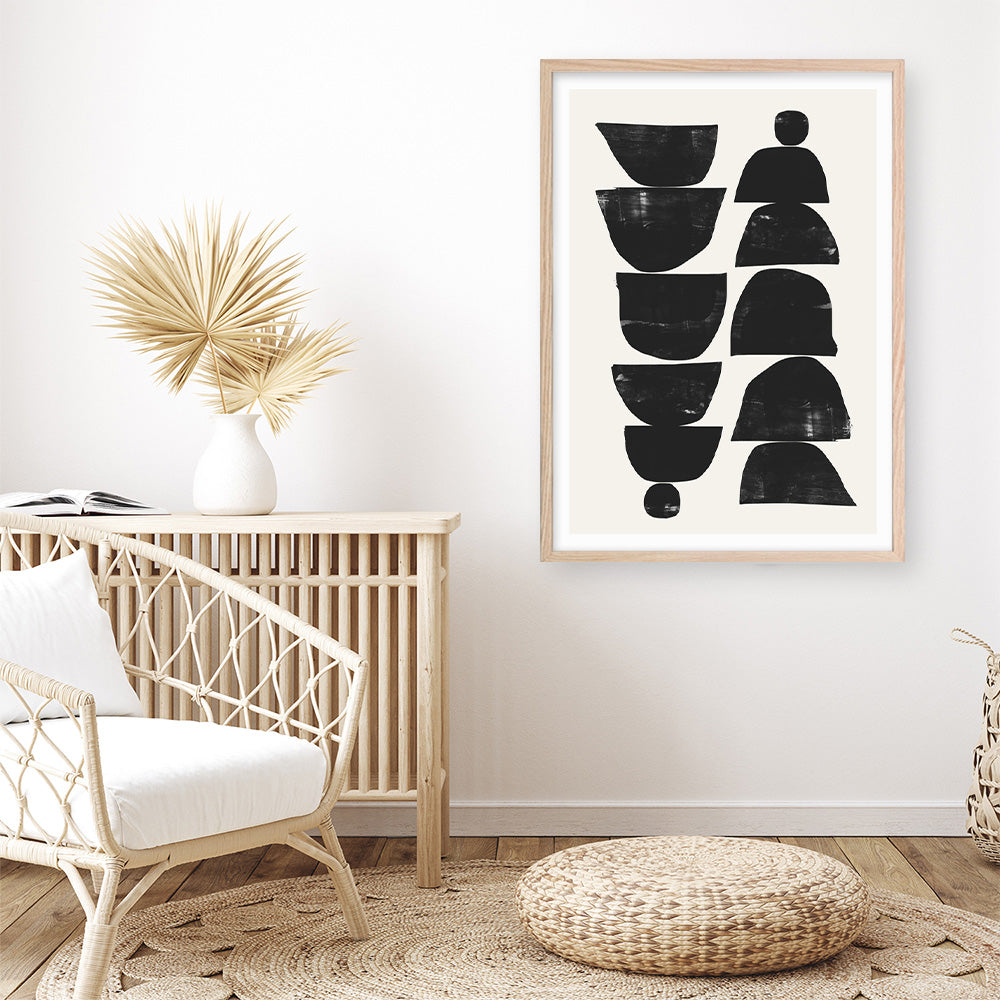 Shop Minimal Plant Art Print a painted abstract themed wall art print from The Print Emporium wall artwork collection - Buy Australian made fine art painting style poster and framed prints for the home and your interior decor room, TPE-DH-071-AP