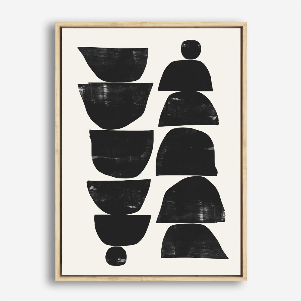 Shop Minimal Plant Canvas Print a painted abstract themed framed canvas wall art print from The Print Emporium artwork collection - Buy Australian made fine art painting style stretched canvas prints for the home and your interior decor space, TPE-DH-071-CA-35X46-NF