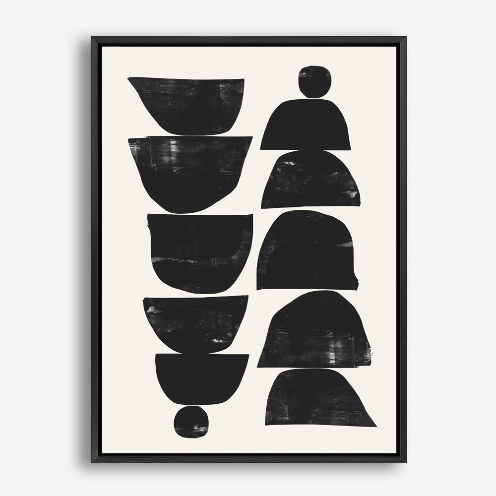 Shop Minimal Plant Canvas Print a painted abstract themed framed canvas wall art print from The Print Emporium artwork collection - Buy Australian made fine art painting style stretched canvas prints for the home and your interior decor space, TPE-DH-071-CA-35X46-NF