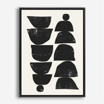 Shop Minimal Plant Canvas Print a painted abstract themed framed canvas wall art print from The Print Emporium artwork collection - Buy Australian made fine art painting style stretched canvas prints for the home and your interior decor space, TPE-DH-071-CA-35X46-NF