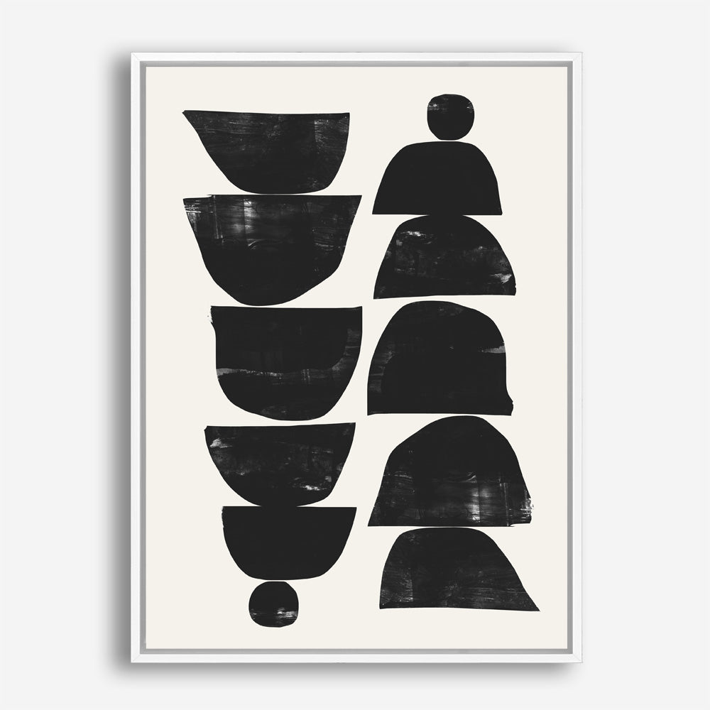 Shop Minimal Plant Canvas Print a painted abstract themed framed canvas wall art print from The Print Emporium artwork collection - Buy Australian made fine art painting style stretched canvas prints for the home and your interior decor space, TPE-DH-071-CA-35X46-NF