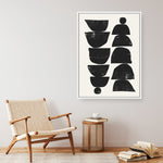 Shop Minimal Plant Canvas Print a painted abstract themed framed canvas wall art print from The Print Emporium artwork collection - Buy Australian made fine art painting style stretched canvas prints for the home and your interior decor space, TPE-DH-071-CA-35X46-NF