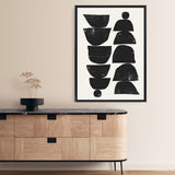 Shop Minimal Plant Canvas Print a painted abstract themed framed canvas wall art print from The Print Emporium artwork collection - Buy Australian made fine art painting style stretched canvas prints for the home and your interior decor space, TPE-DH-071-CA-35X46-NF