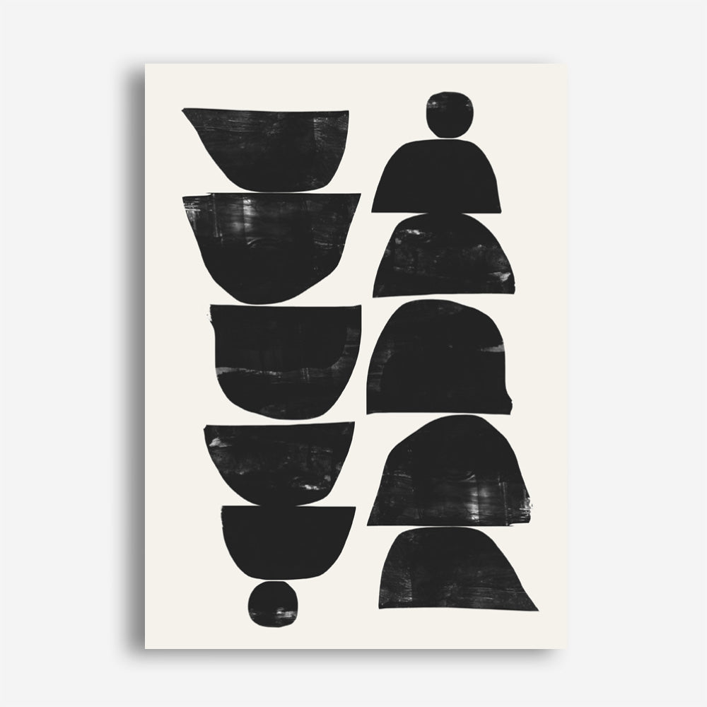 Shop Minimal Plant Canvas Print a painted abstract themed framed canvas wall art print from The Print Emporium artwork collection - Buy Australian made fine art painting style stretched canvas prints for the home and your interior decor space, TPE-DH-071-CA-35X46-NF